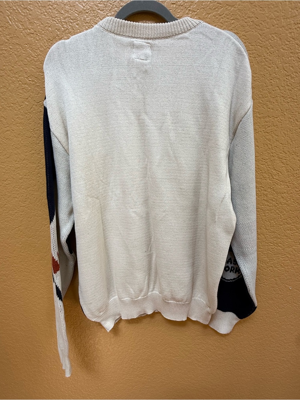 East Fork - Dinner Service Knit Sweater in Navy, Cream & Rust - XXL - Picture 4 of 5